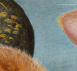 The Birth of Venus, detail