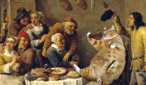David Teniers Twelfth Night in detail
