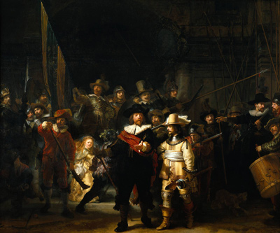 The_Nightwatch_by_Rembrandt Rembrandt, The Night Watch, commonly known version