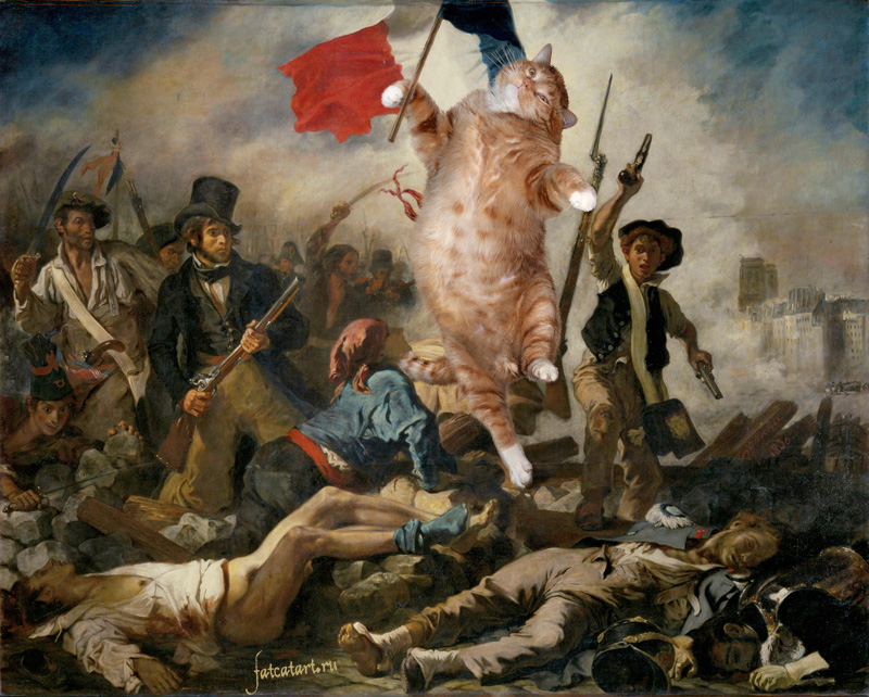 Eugene Delacroix, Liberty Leading the People aka Pussy Riot Eugene Delacroix, Liberty Leading the People aka Pussy Riot