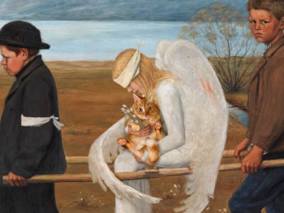 Hugo Simberg, The Wounded Angel and Their Cat