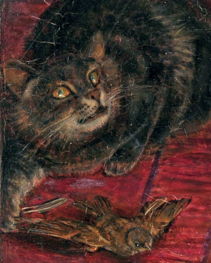 William Holman Hunt, The Awakening Conscience, detail