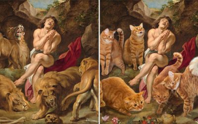 Peter Paul Rubens, Daniel in the Den of Lions Turned Ginger Kittens